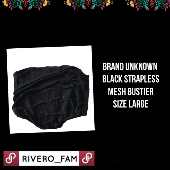 Source Unknown Tops - Black Ruched Skirt with Zipper